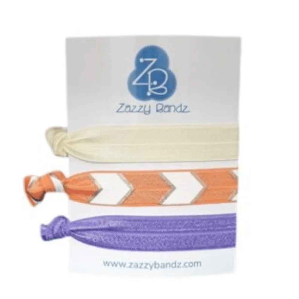 Zazzy Bandz Cintas Amarillo-Naranja-Morado